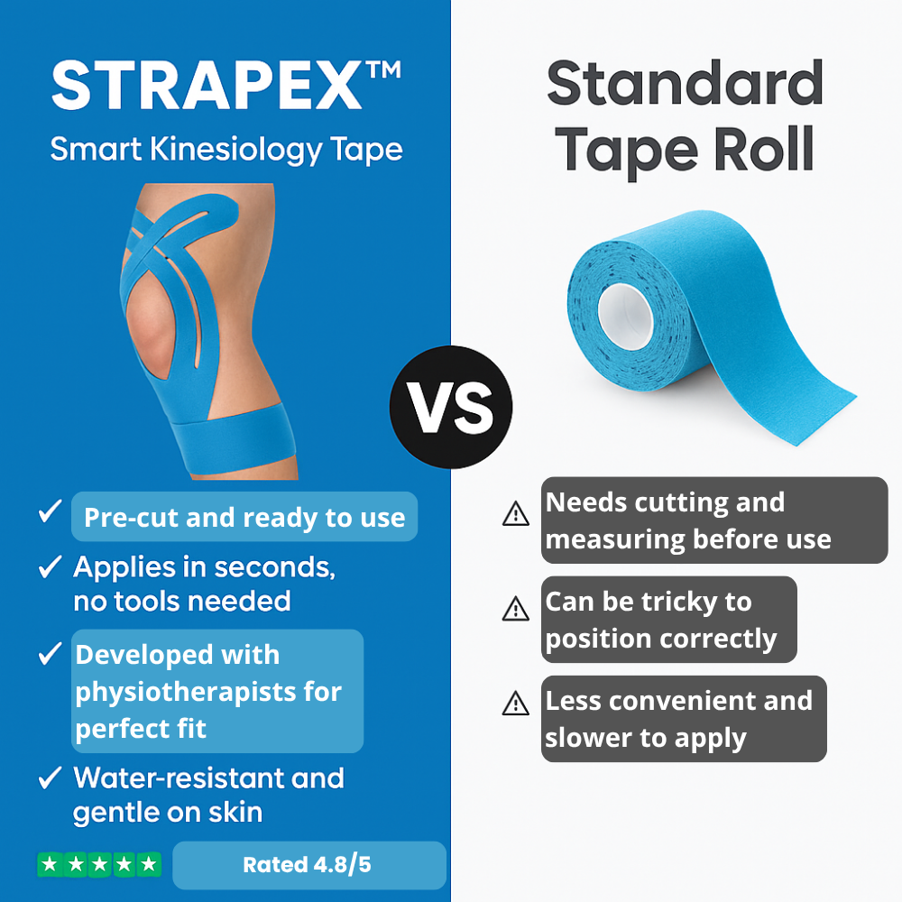 Strapex™ – Pre-Cut Kinesiology Knee Tape